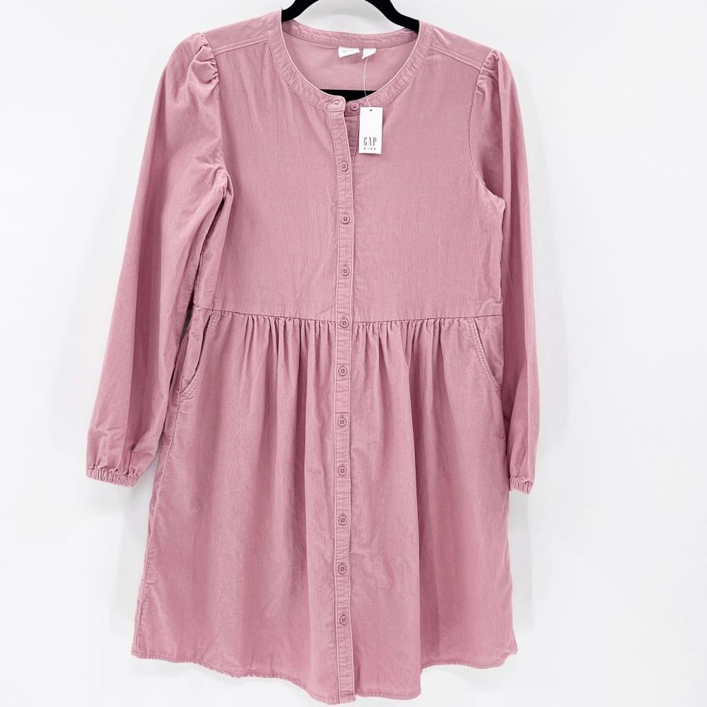 Gap Kids NWT Pastel Pink Button Down Long Sleeve Size XXL